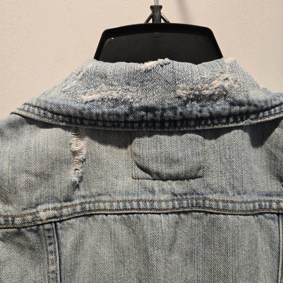 Levi's XX distressed denim vest sz M - Picture 3 of 10